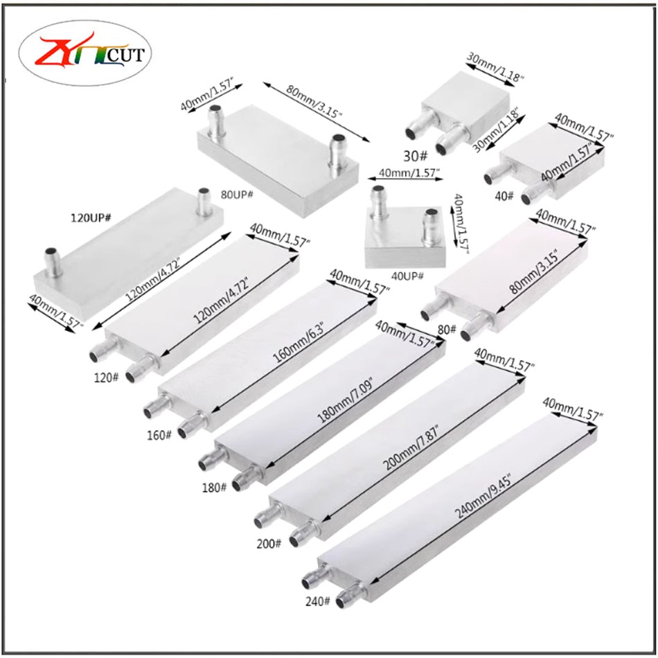 40 80mm CPU Aluminum water-coo - Cpu Heatsink review and price