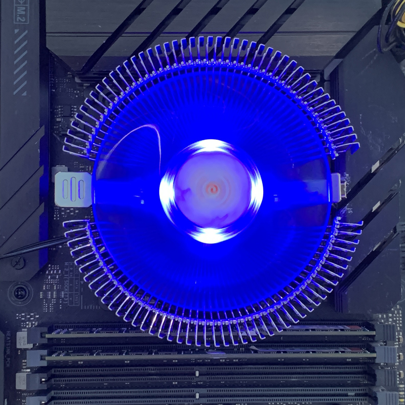 CPU Air-cooled Cooler LED Cool - Cpu Cooler review and price