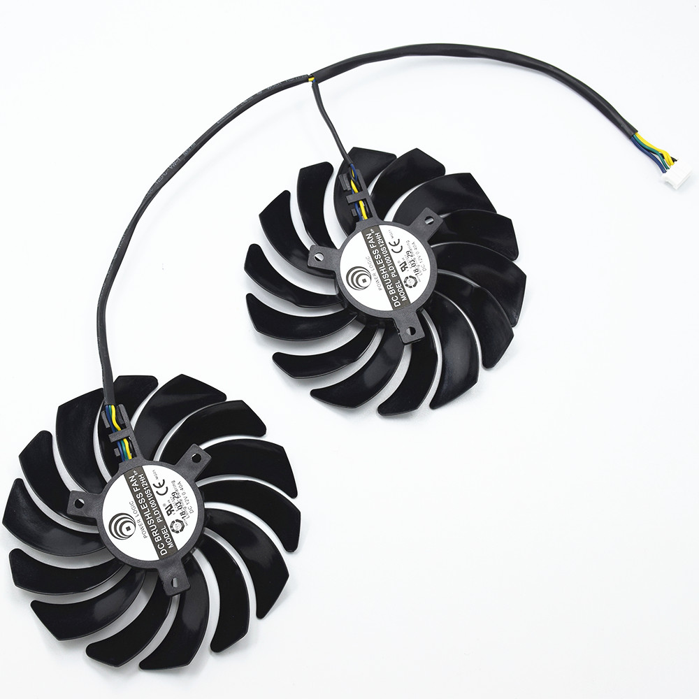 2Pcs 95mm PLD10010S12HH Video  - Cpu Fan review and price