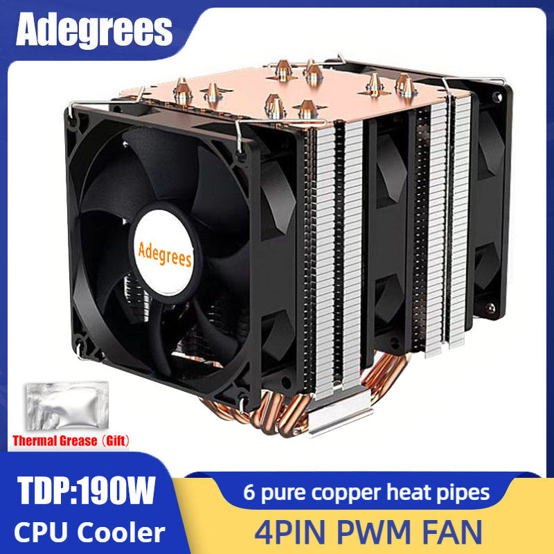 6 Heat Pipe CPU Cooler 4Pin PW - Air Cooler Cpu review and price