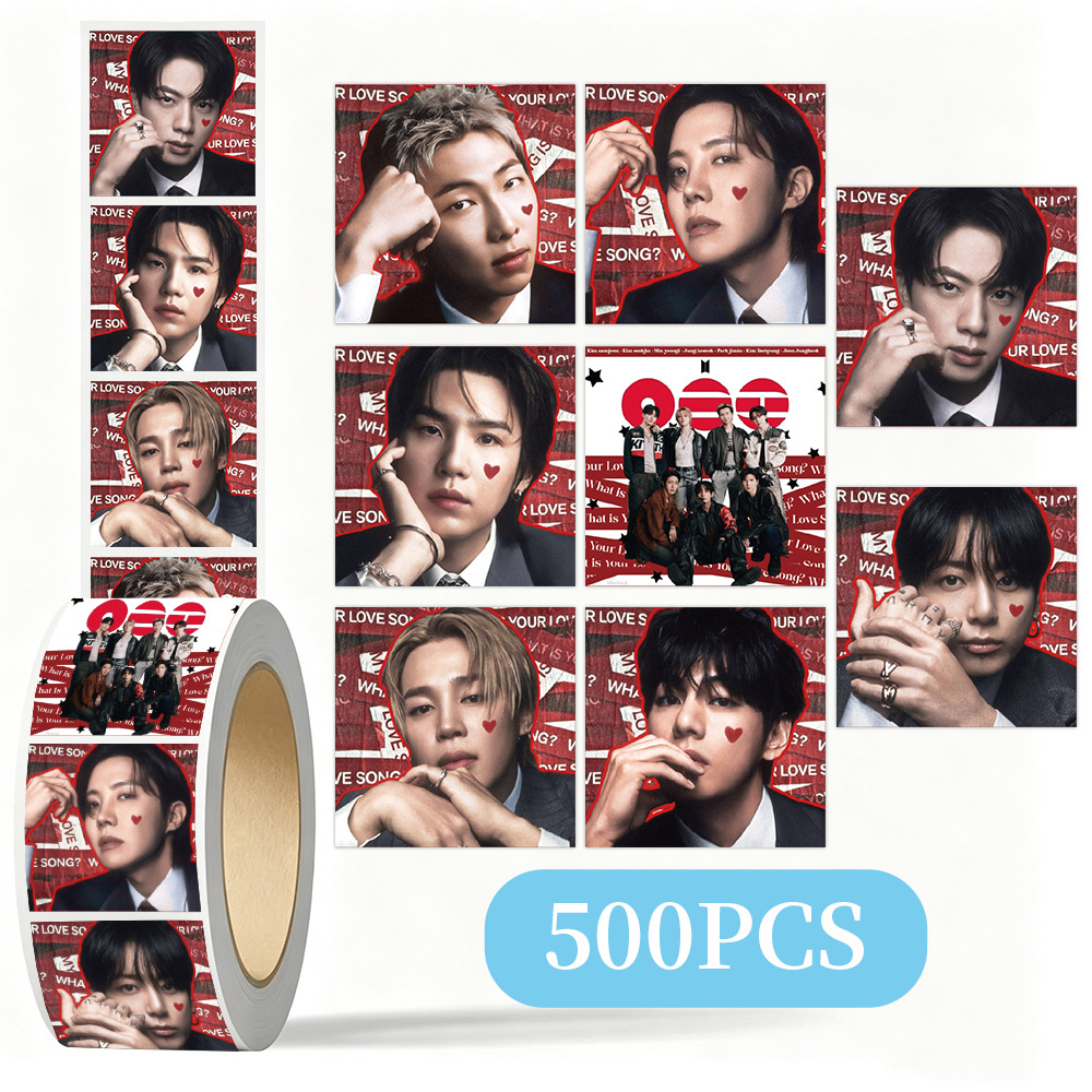 K-pop BTS Roll Stickers 500Pcs - Case Fan review and price